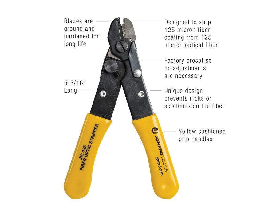 Fiber Optic Strippers | JIC-125 Fiber Optic Stripper