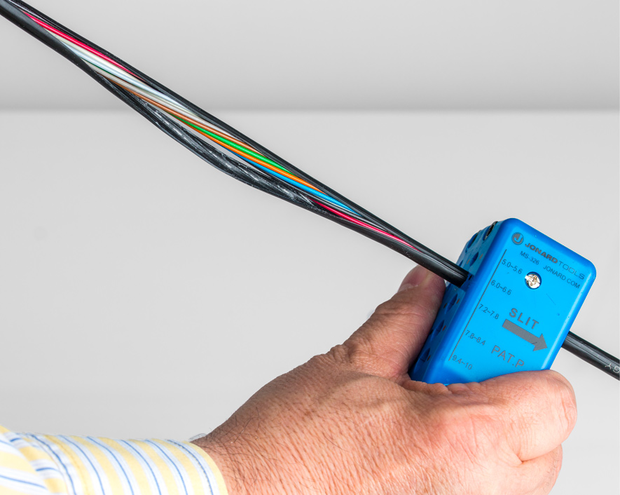 Fiber Optic Hand Tools | MS-326 Mid Span Slit and Ring Tool