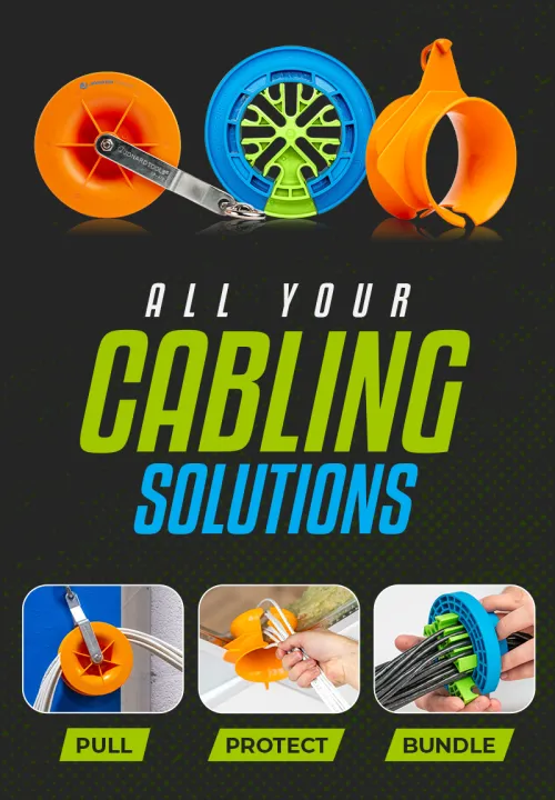 Cable Pulley, Cable Comb, Cable Funnel for Cable Installations