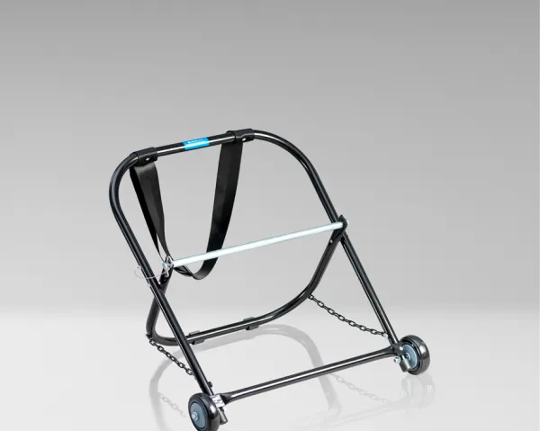 Steel Cable Caddy with Wheels &amp; Pull Strap, 21" Wide