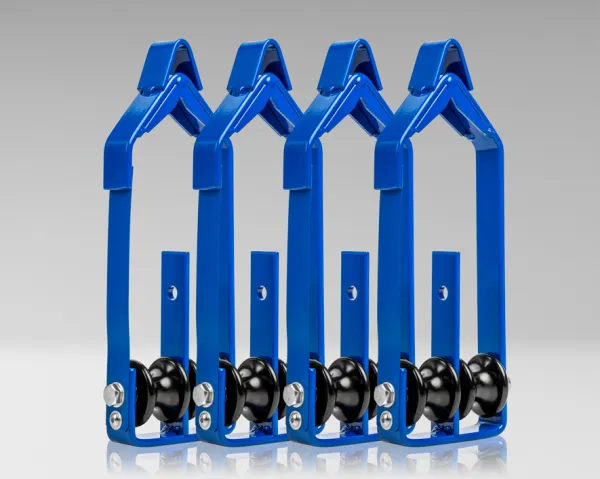 Dual Cable Roller for Cables up to 1" Diameter (Pack of 4)