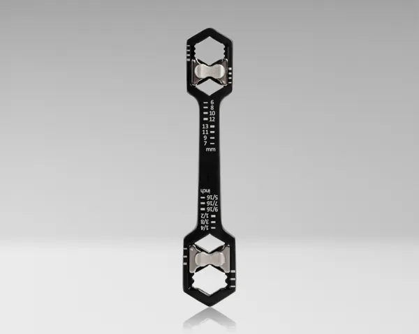 Adjustable Hex Wrench, 6 - 13 mm &amp; 1/4" - 9/16"