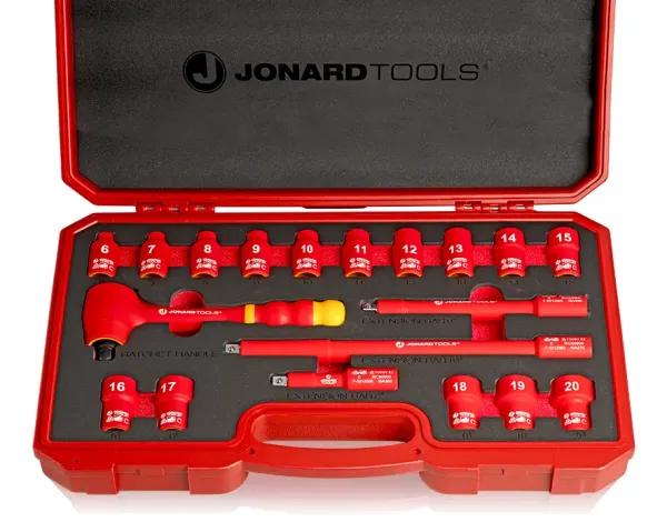 Insulated 19 Piece Metric Socket Set