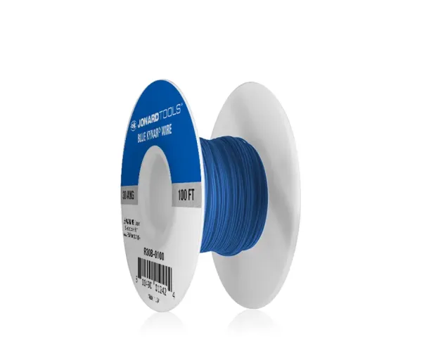 30 AWG Kynar® Wire, Blue, 100 ft