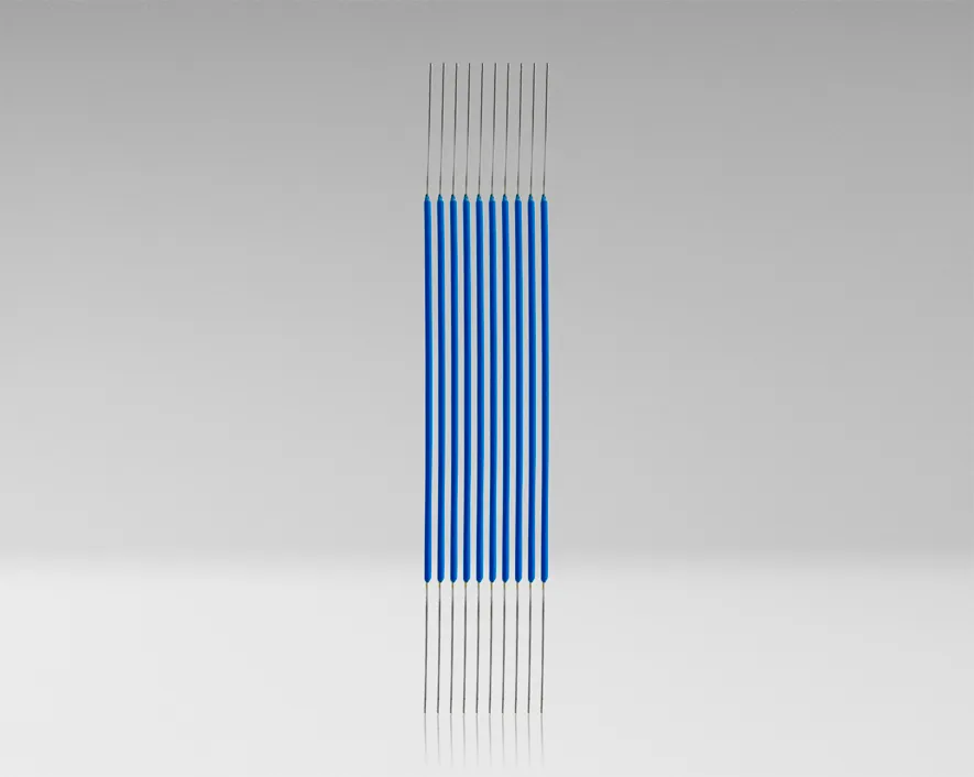 30-B-50-030 - 30 AWG Kynar® Wire Pre-Cut, Blue, 3" (Pack of 50)