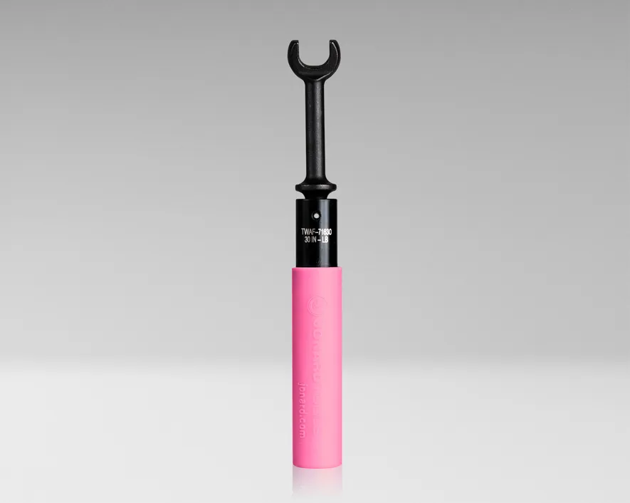 TWAF-71630K - F Connector Torque Wrench, Full Head 7/16", 30 in-lb, Pink