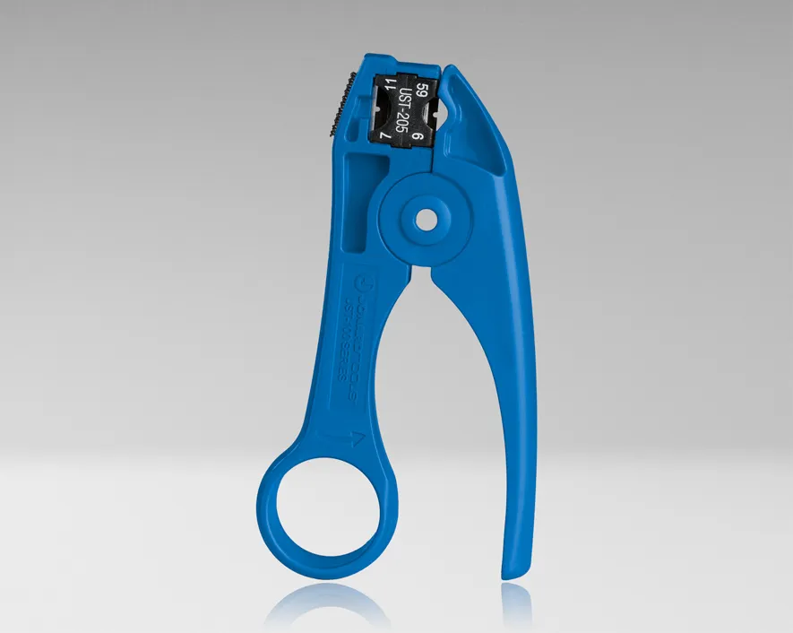 UST-100 - COAX Stripping Tool for RG59, RG6, RG7, RG11 Cables