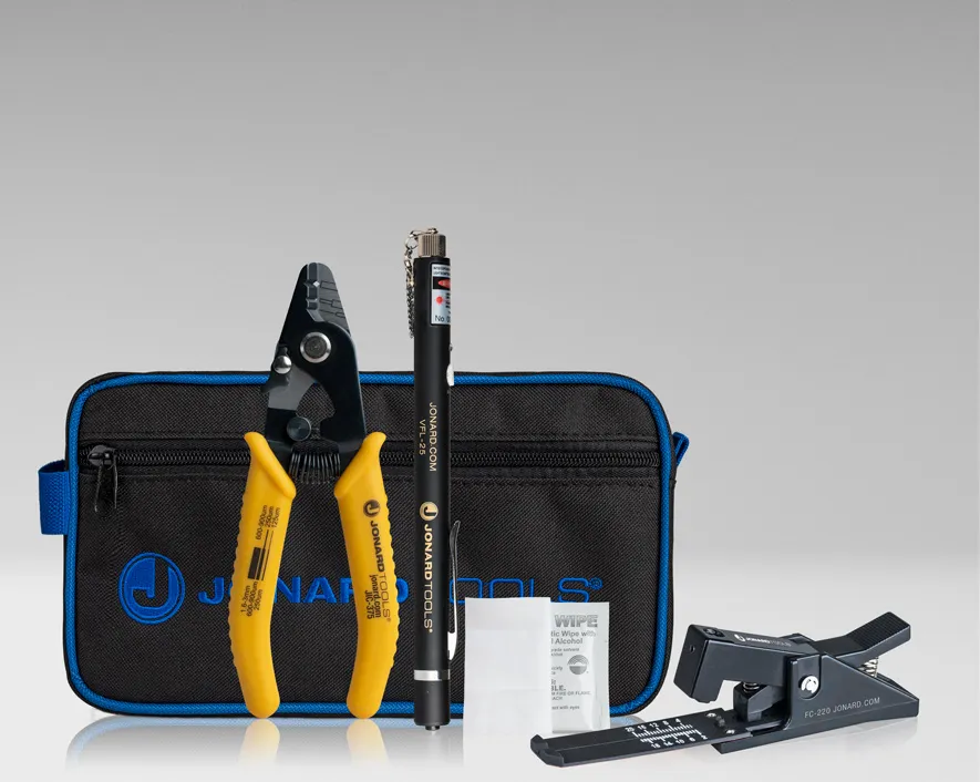 TK-183 - Fiber Optic Connector Clean and Prep Kit, w/ Cleaver
