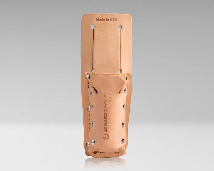 H-45 - Leather 2 Pocket Tool Pouch