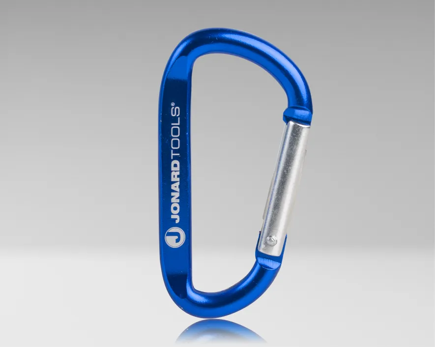 CARABINER - Carabiner Keychain (Blue) - Pack of 10