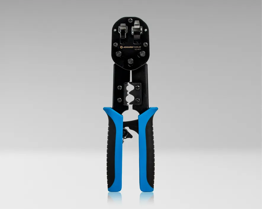 UC-4511 - RJ45 & RJ11/12 Modular Pass-through Crimper with Tail Crimping Slots