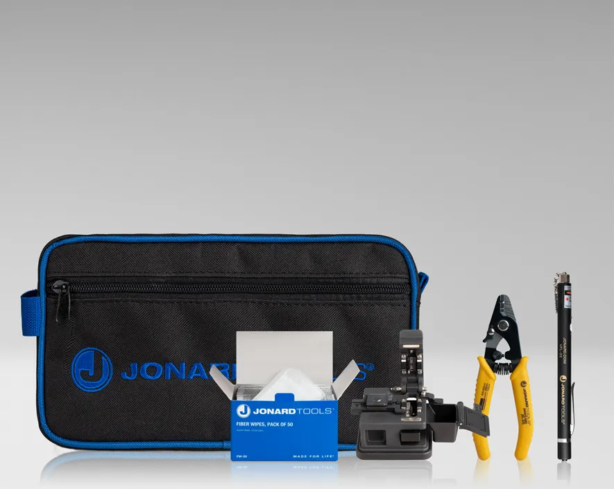 TK-184 - Fiber Optic Connector Clean and Prep Kit, Precision Cleaver