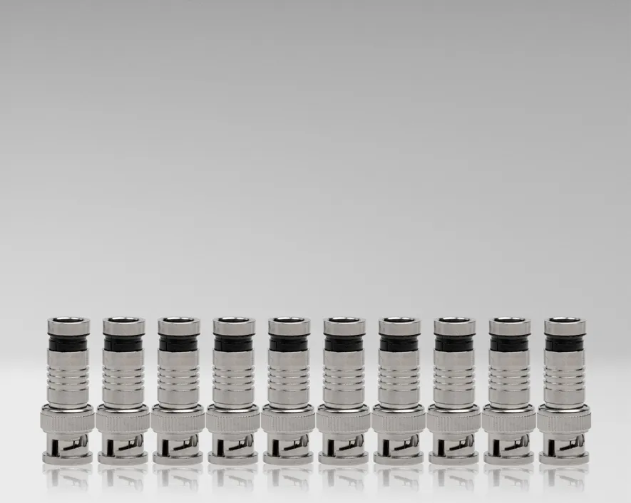 BNC-10 - BNC Compression Connectors (Pack of 10)