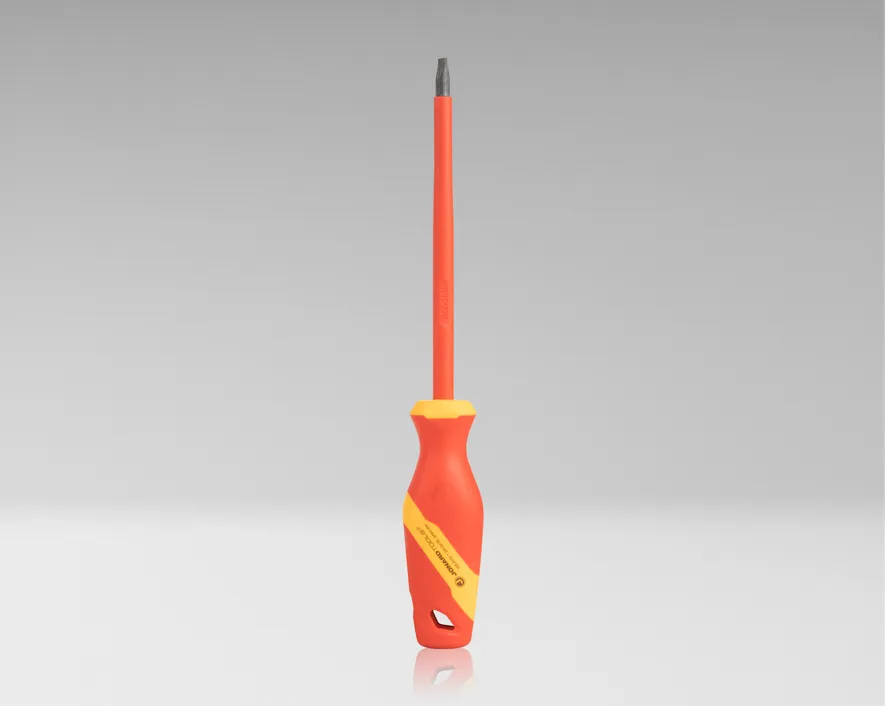 INS-6150 - Cabinet Slotted Insulated Screwdriver, 1/4" x 6"
