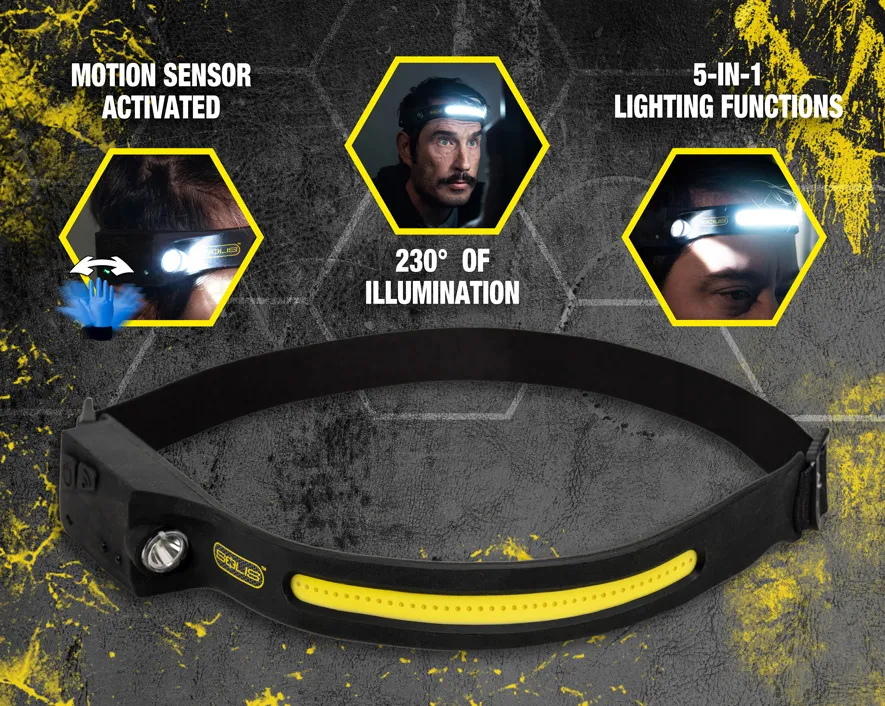 SOL-H1 - Solis™ Rechargeable LED Flex Headlight