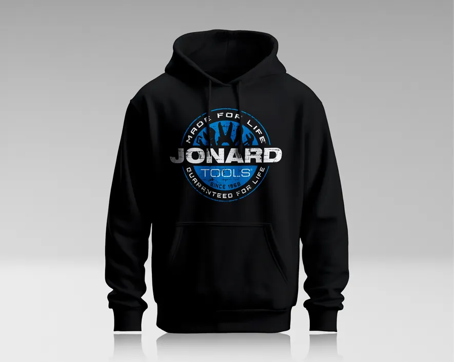 MKT-HOODIE1-SMB - Black Hoodie - Grunge Design
