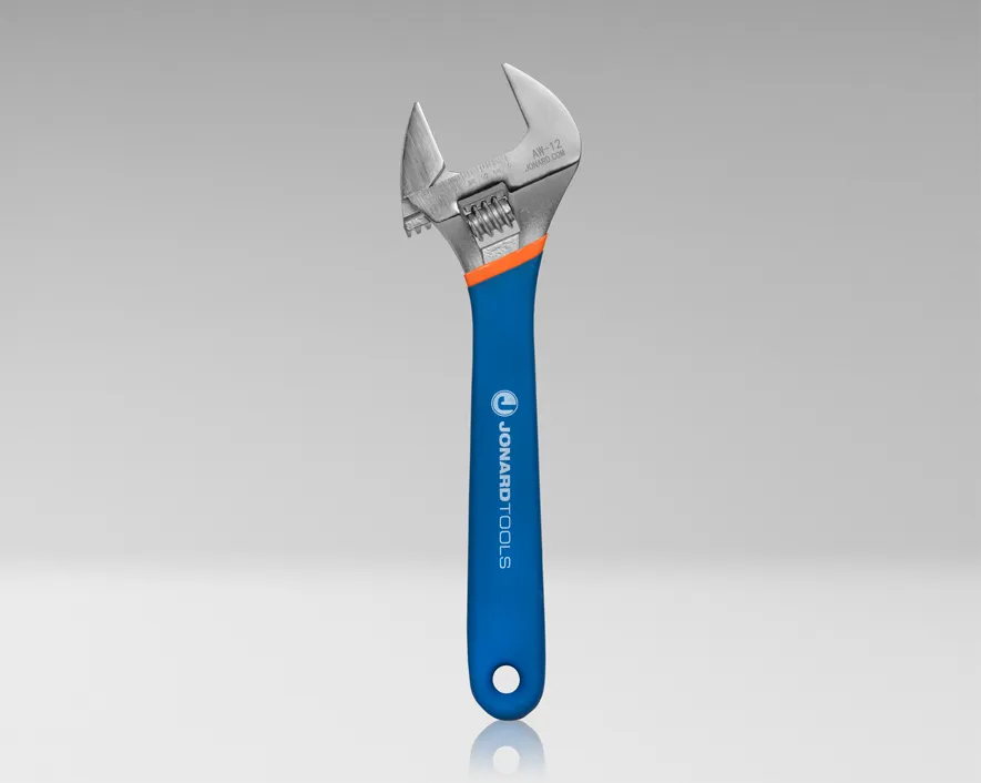 AW-12 - Adjustable Wrench 12" with Extra Wide Jaws