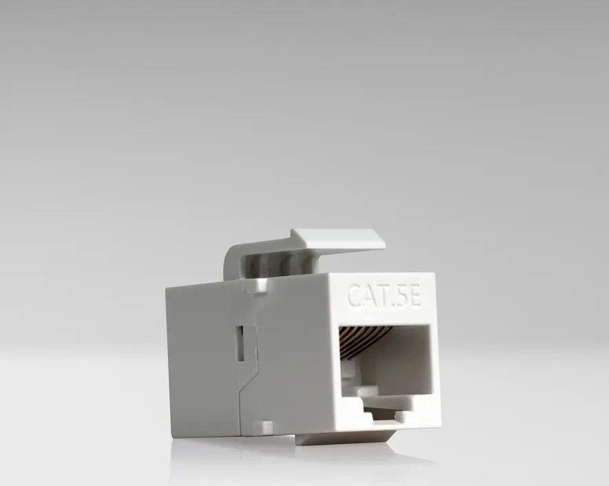 K-5EC/5 - CAT5e Keystone Ethernet Wall Coupler, 5 Pack