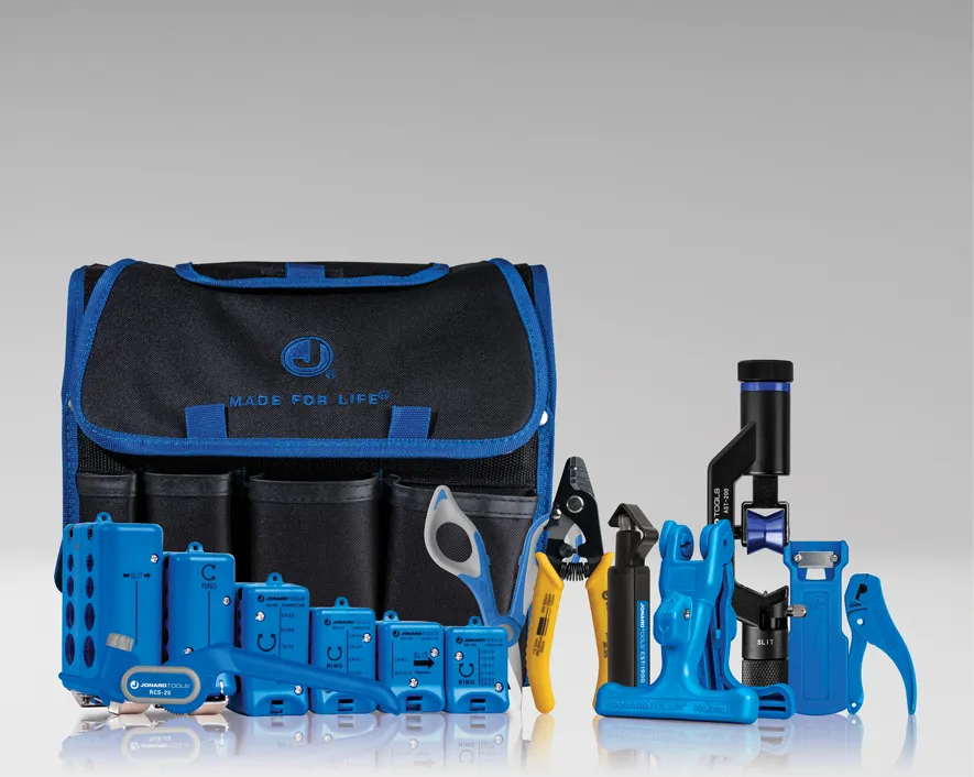 TK-107 - Fiber Optic Mid Span Slit & Ring Tool Kit (1.2 mm-18.2 mm)+