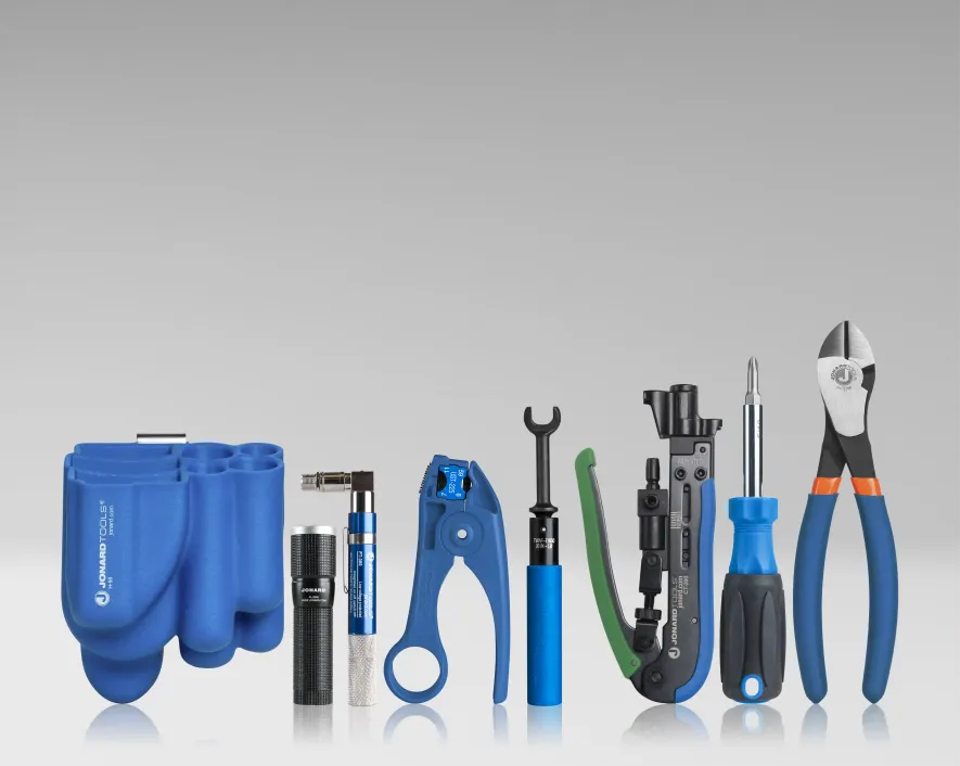 TK-85 - COAX Tool Kit with Universal Compression Tool for RG59/6/7/11 Cables
