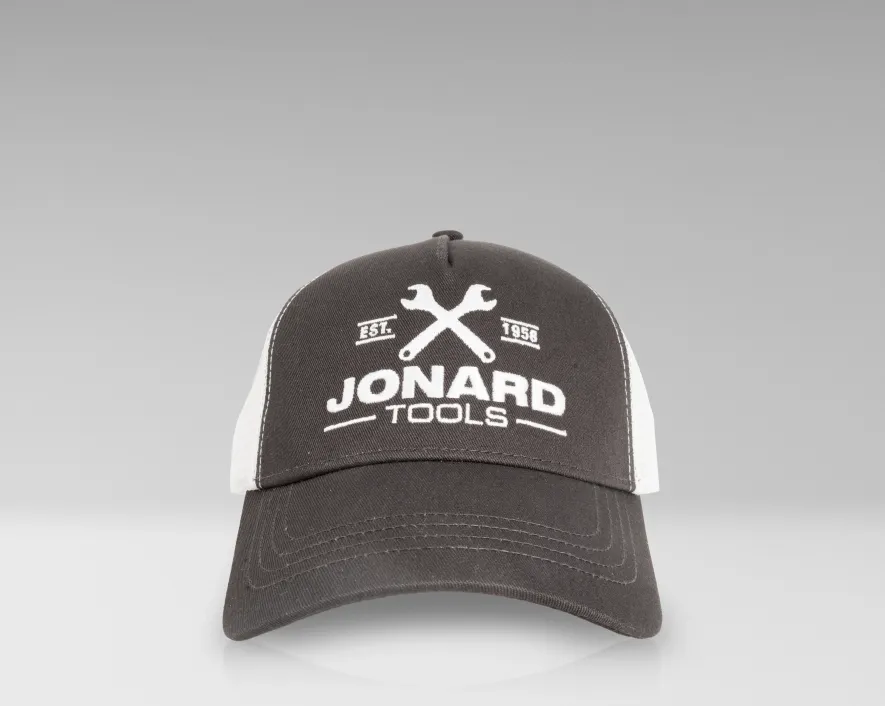 MKT-TKRHAT2-GRY - Trucker Hat (Gray Crossed Wrench Design)