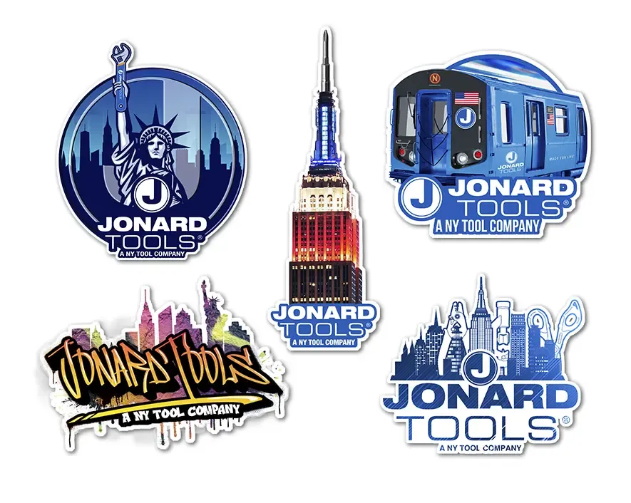 MKT-STICKERS-NY25 - New York Jonard brand sticker packs - 2025 design