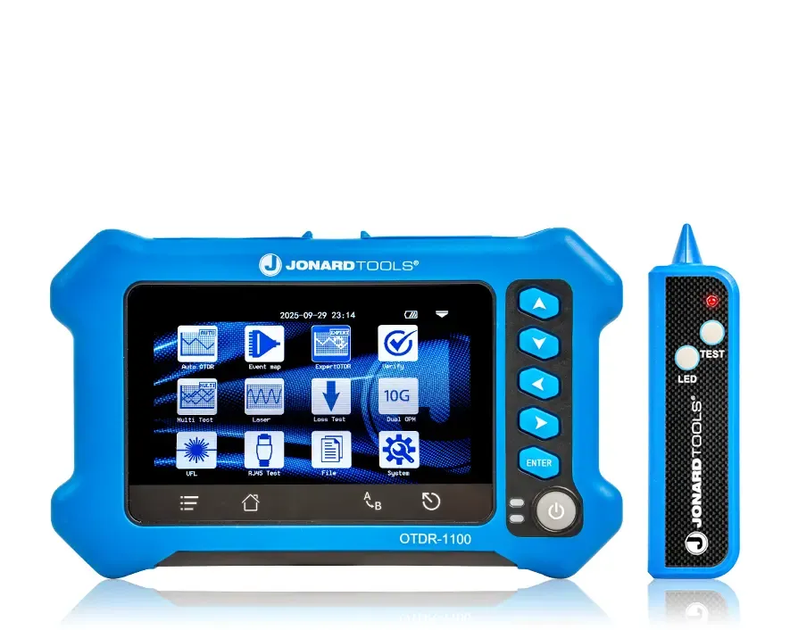 OTDR-1100 - Multi-Function Touchscreen OTDR, 1310/1550 nm, 28/26 dB