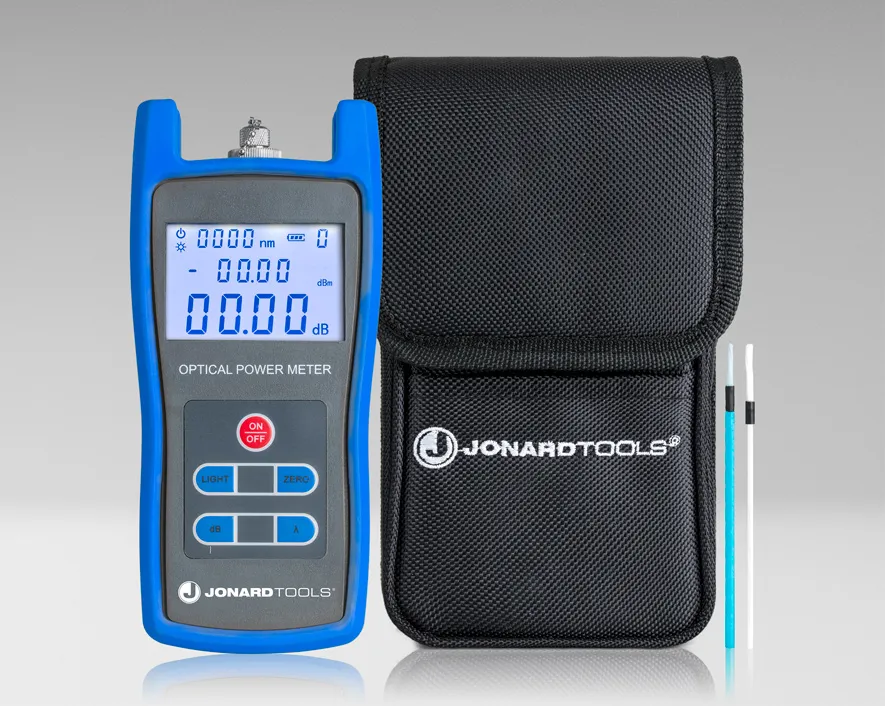 FPM-50 - Fiber Optic Power Meter with FC/SC Adapters for APC/PC/UPC Connectors