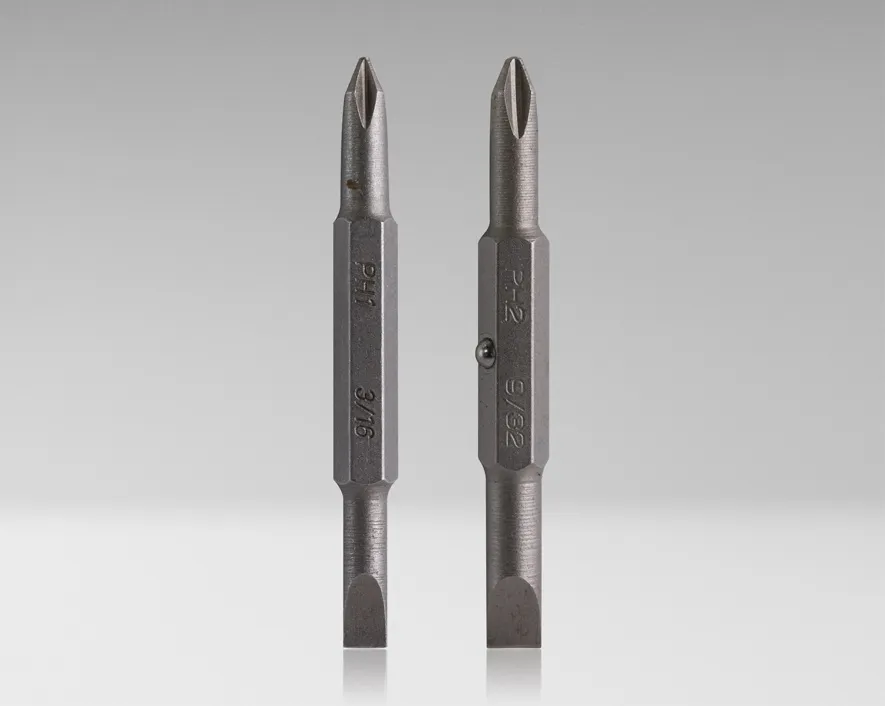 SD-RB12 - Replacement Bit Set, Phillips #1 & Slotted 3/16" and Phillips #2 & Slotted 9/16"