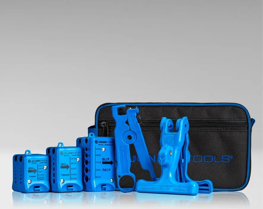 TK-105 - Fiber Optic Mid Span Slit & Ring Tool Kit (1.2 mm-10 mm)