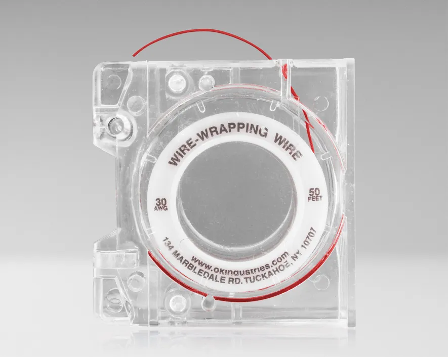 WD-30-R - Kynar® Wire Dispenser with 50 ft Wire, Red