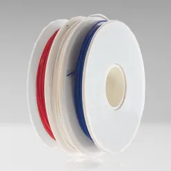 30 AWG Kynar® Wire, Red White Blue, 50 ft (Three Rolls)