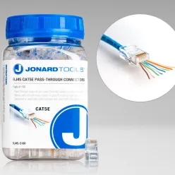 CAT5e RJ45 Pass-Through Connectors (Pack of 100)