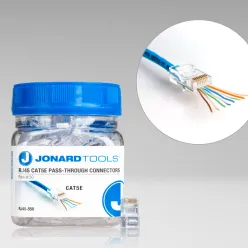 CAT5e RJ45 Pass-Through Connectors (Pack of 50)