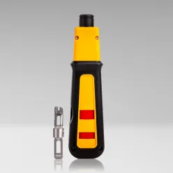 Punchdown Tool with Grip and 66 & 110 Combined Blade