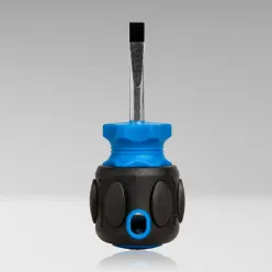 Cabinet Slotted Stubby Screwdriver, 1/4
