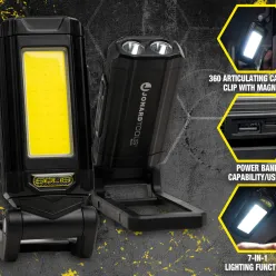 Solis™ Rechargeable 360° Pivoting Worklight