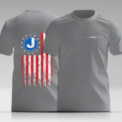 Short Sleeve T-Shirt - USA 1776 Flag Design (S)