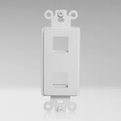 Single Gang Screw-in Dual Keystone Mount, 3 Pack