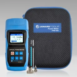 Fiber Optic Power Meter (-50 to +26 dBm) with FC/SC/LC Adapters