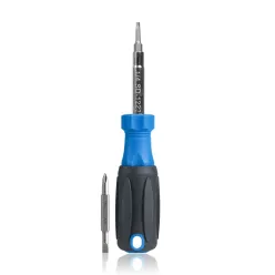 6-in-1 Multi-Bit Screwdriver with Phillips, Slotted, Robertson Bits