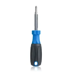 6-in-1 Multi-Bit Screwdriver with Phillips and Slotted Bits