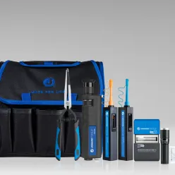 Fiber Optic Connector Cleaning and Inspection Kit (with 200x Microscope)