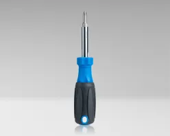 6-in-1 Multi-Bit Screwdriver with Phillips and Slotted Bits
