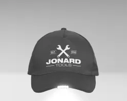 LED Baseball Hat (Gray Crossed Wrench Design)