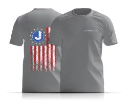 Short Sleeve T-Shirt - USA 1776 Flag Design (S)