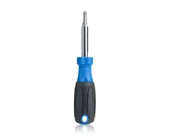 6-in-1 Multi-Bit Screwdriver with Phillips and Slotted Bits