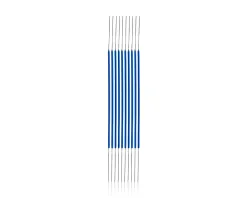 30 AWG Kynar® Wire Pre-Cut, Blue, 1" (Pack of 50)