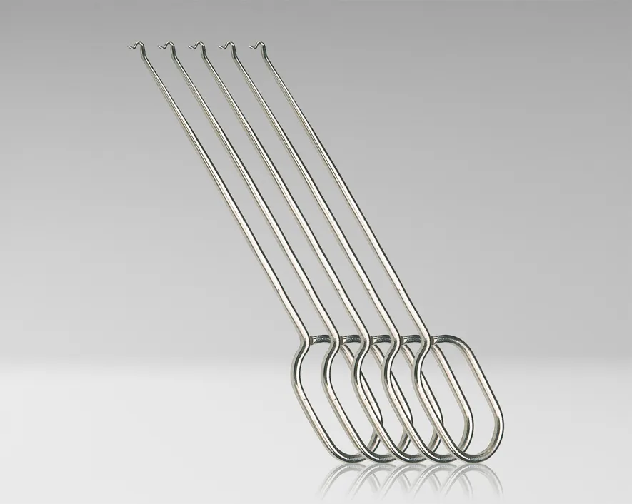 M-125/5 - Push Spring Hook, 6" (Pack of 5)