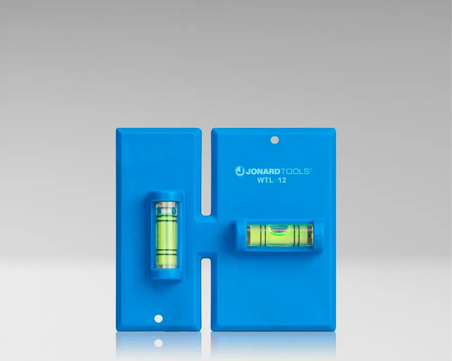 WTL-12 - Wall Box Template & Level for Non-Metallic Boxes, 1-Gang and 2-Gang